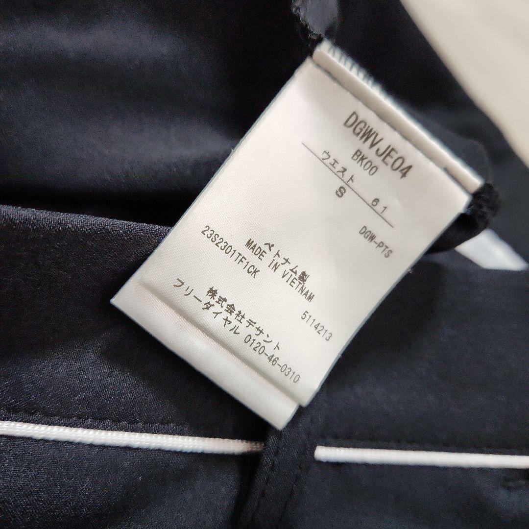 DESCENTE GOLF☆ストレッチボックスプリーツスカートパンツ一体型S 黒