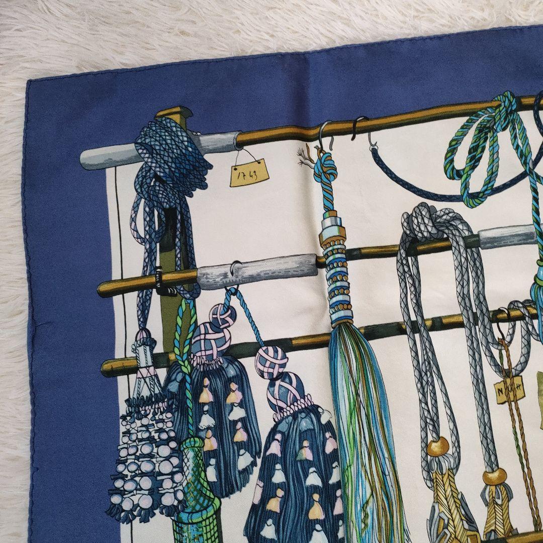 エルメスHERMES カレ90 Pasementerie 【紐飾り】　大判