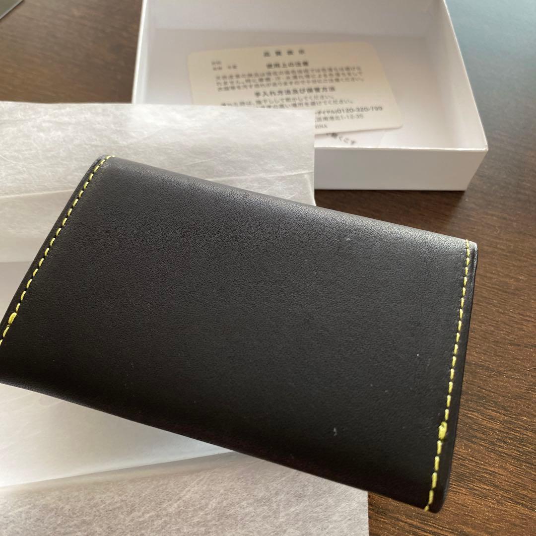 阪神タイガース90周年　グラブ革名刺入れ