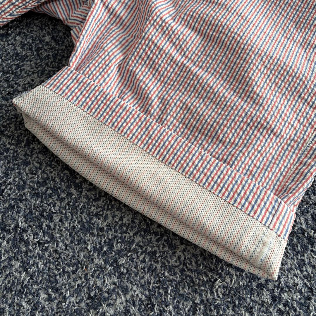 ラフアンドスウェル　シアサッカー　ストレッチ　ハーフパンツ　裏地メッシュ　L