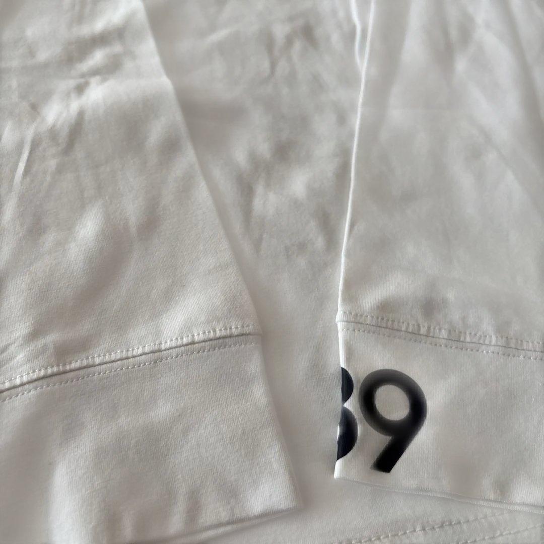 未使用☆パーリーゲイツ☆PEARLYGATES 長袖モックネックシャツ☆白☆5