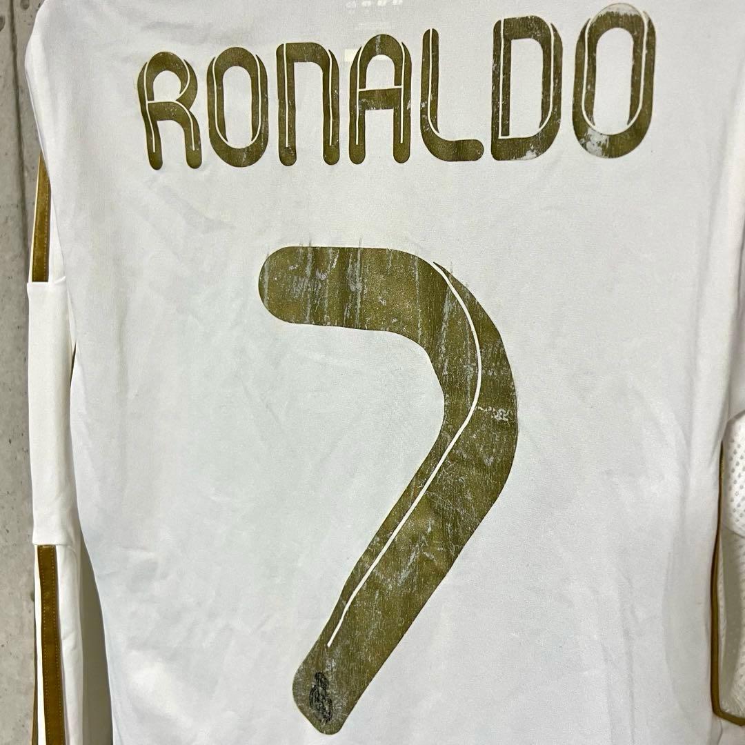 【希少/長袖】11/12 レアル・マドリード♯7 C・ロナウド【Mサイズ】ホーム