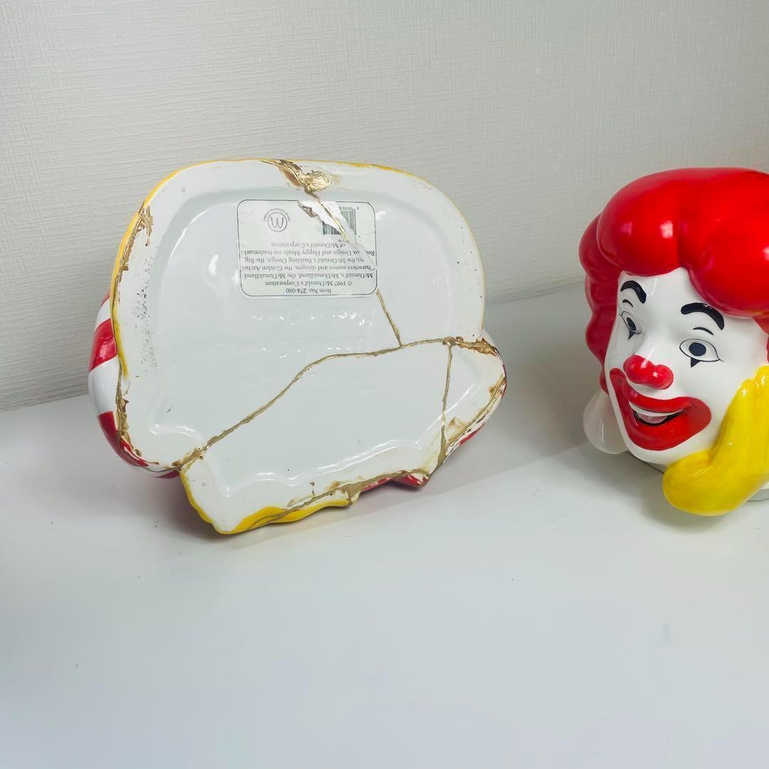 ビンテージ マクドナルド ドナルド クッキージャー アメリカ アメトイ 金継ぎ