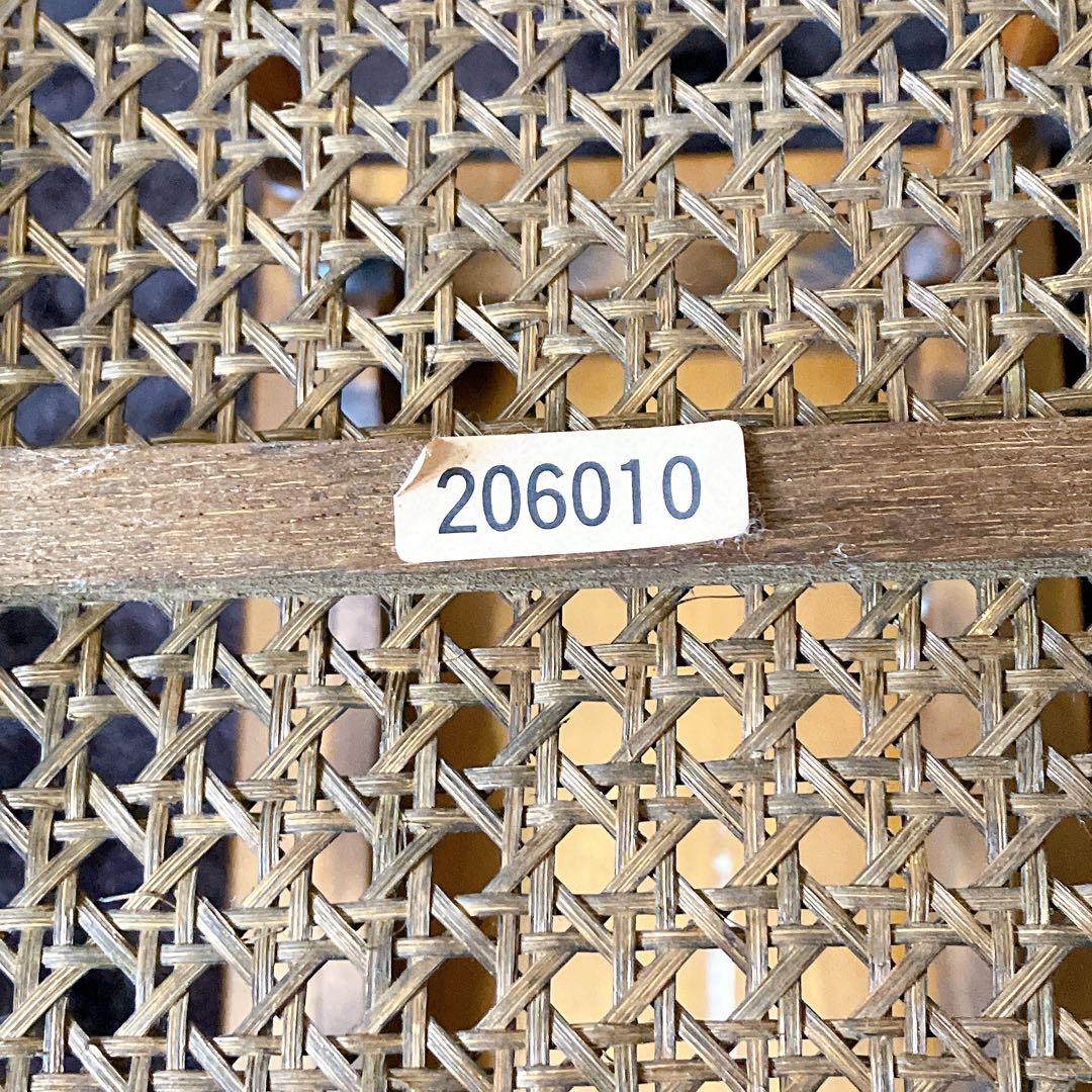 karimoku カリモク 木製 コンソールテーブル ラタン棚付き 幅60