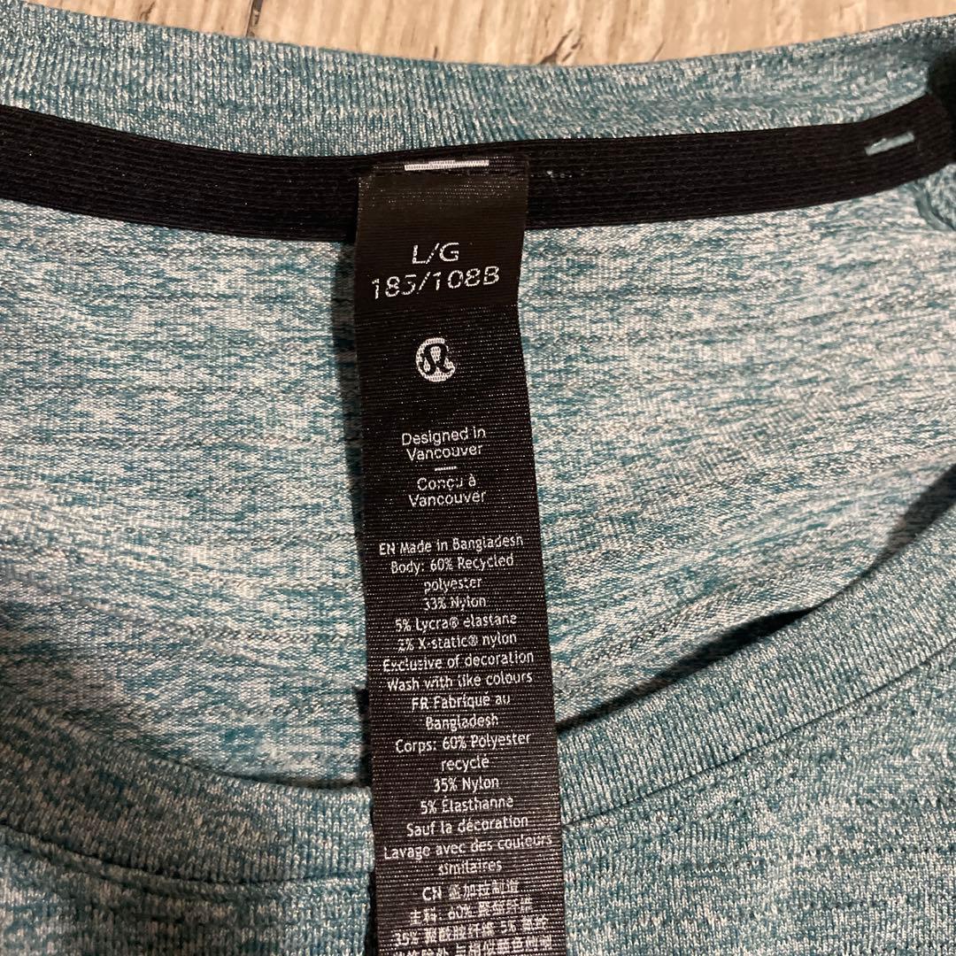 陸上用シャツ lululemon Drysense Short Sleeve gleen L