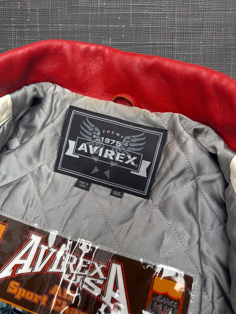 ま*ン様 AVIREX アヴィレックス レザージャケット hiphop bboy