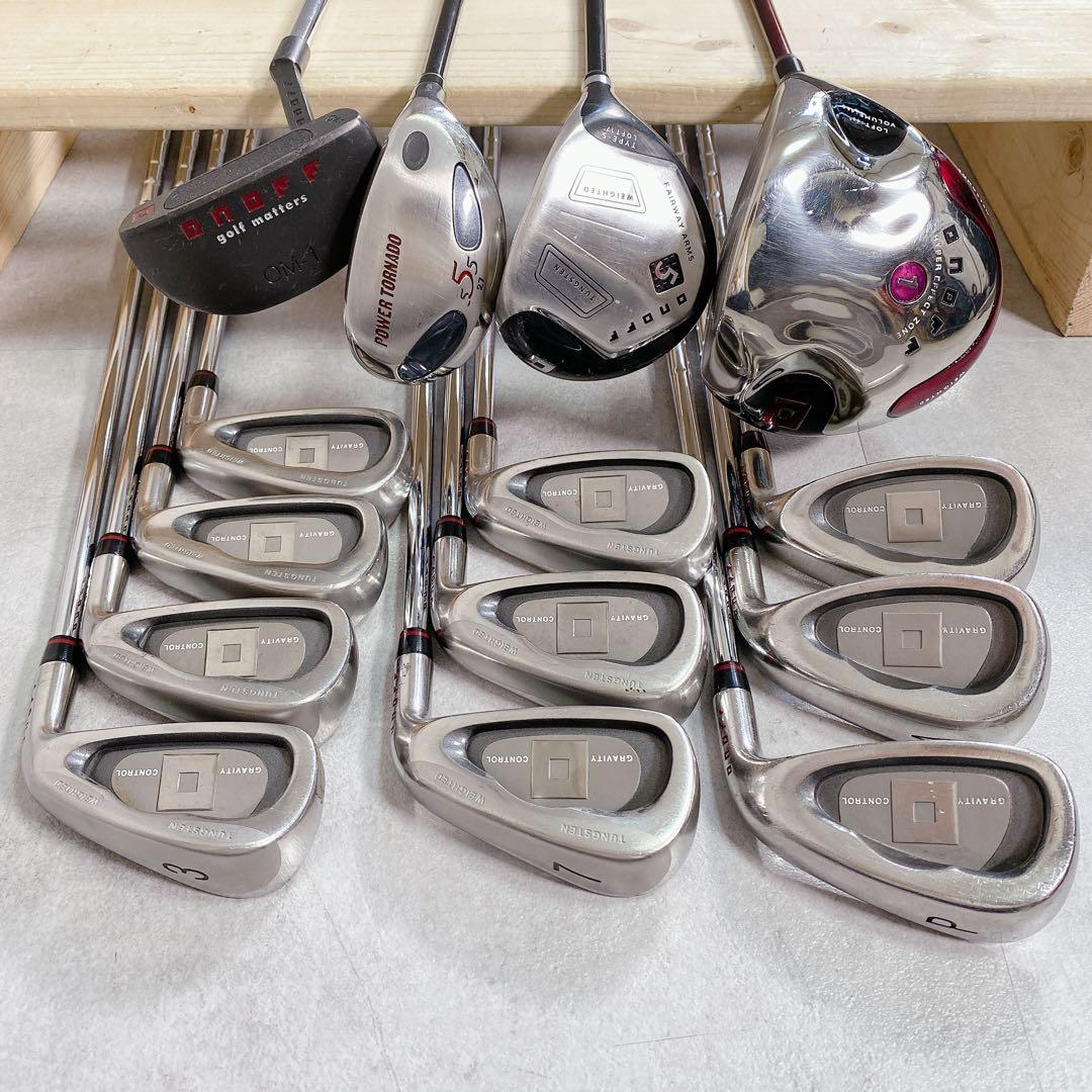 V840 オノフ キャスコ ゴルフクラブ メンズ フルセット 青 赤 かっこいい