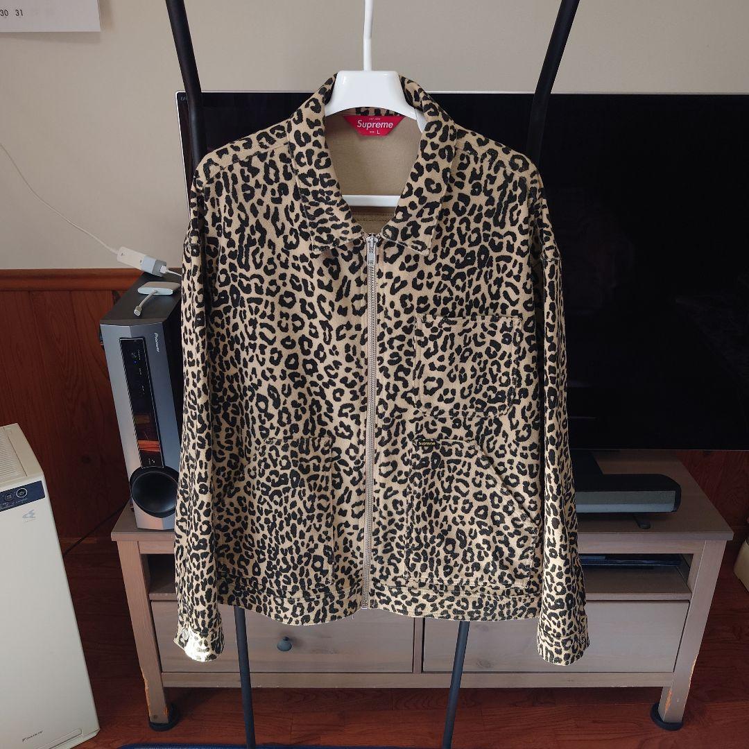 ジャケット・アウター Supreme Moleskin Work Jacket Leopard
