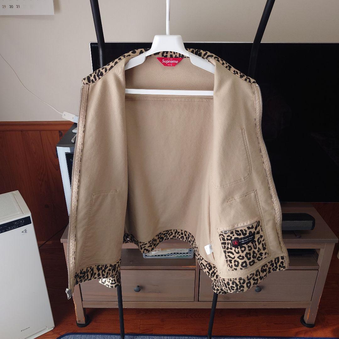 ジャケット・アウター Supreme Moleskin Work Jacket Leopard