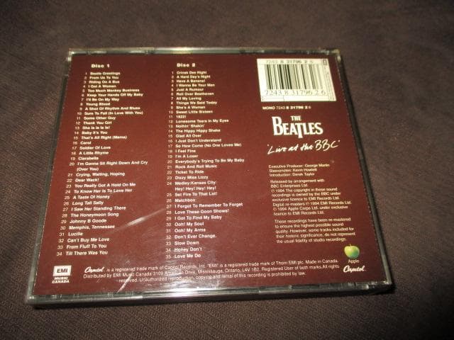 beatles live at the bbc (RAREカナダ!!送料込み）