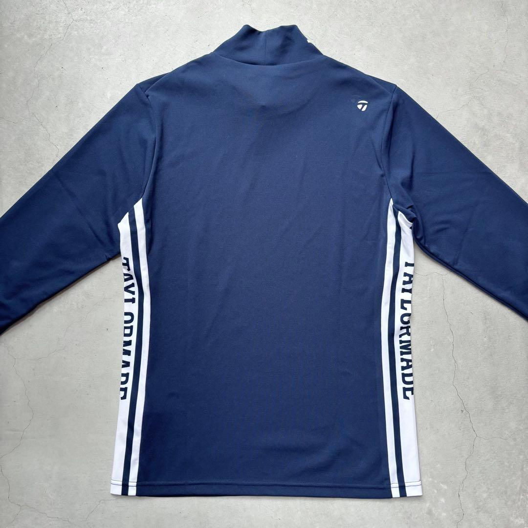 【極美品】TaylorMade クラブTM ストレッチ長袖モックネックシャツ L