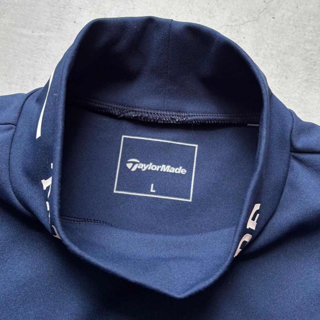 【極美品】TaylorMade クラブTM ストレッチ長袖モックネックシャツ L