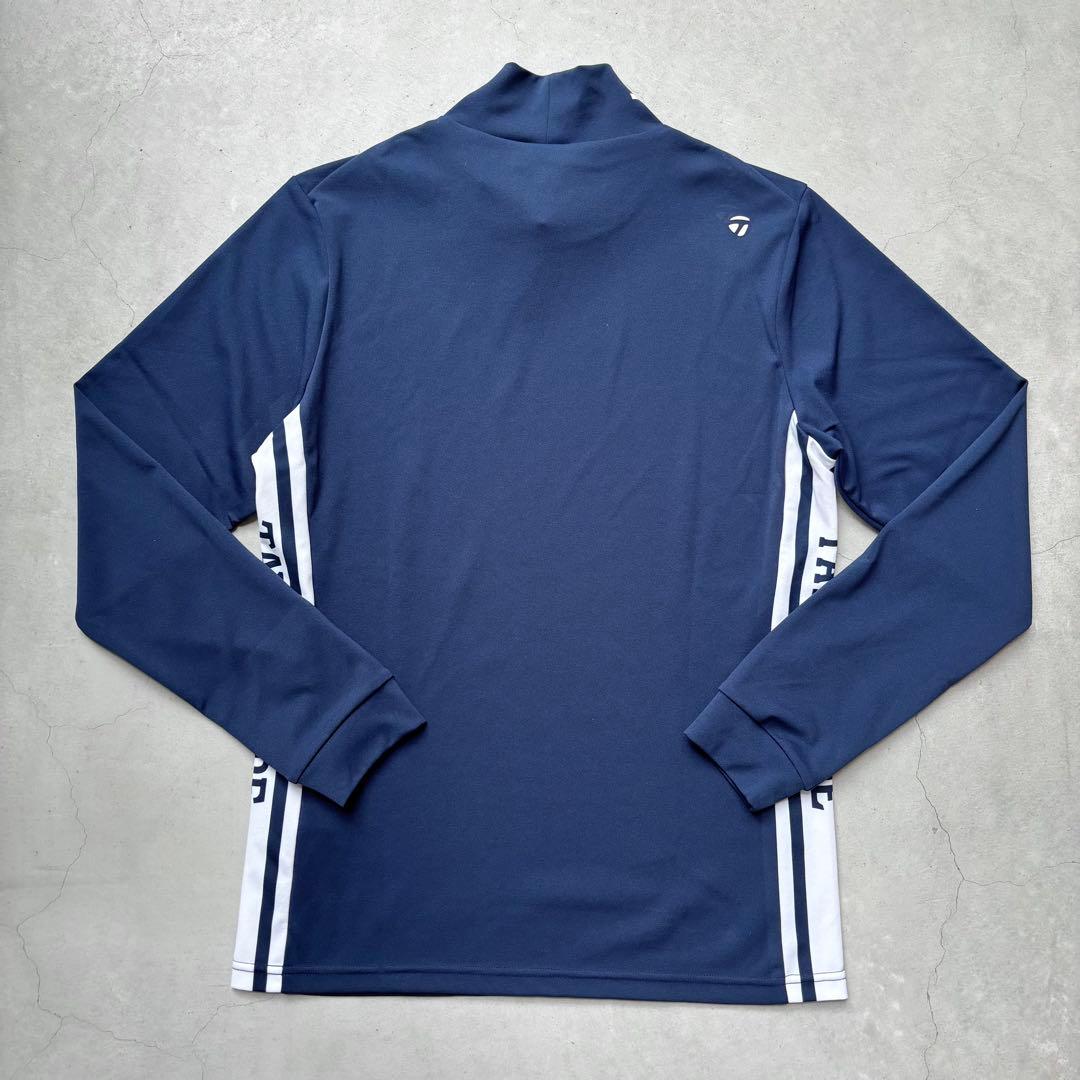 【極美品】TaylorMade クラブTM ストレッチ長袖モックネックシャツ L