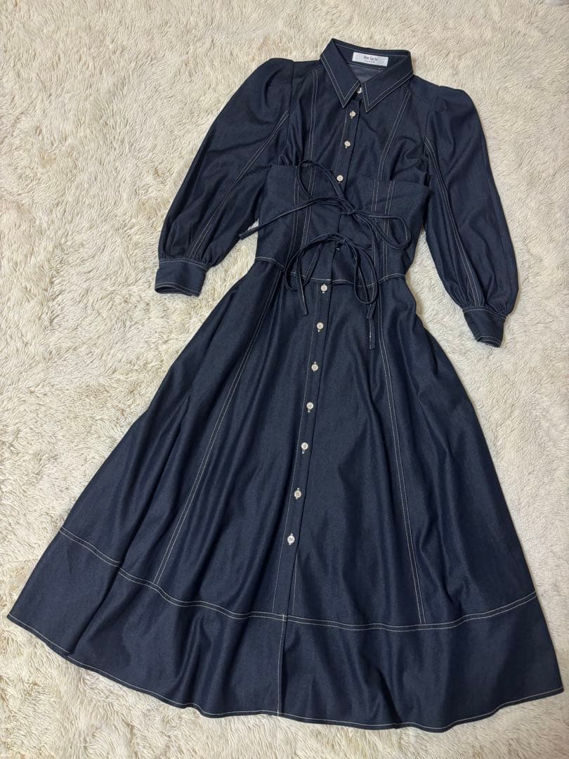 【美品】　Her lip to　Loulou Corset Long Dress