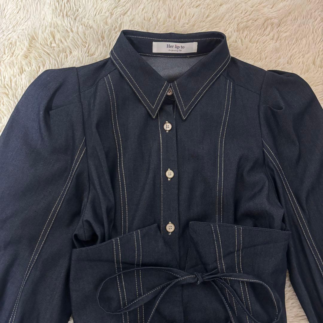 【美品】　Her lip to　Loulou Corset Long Dress