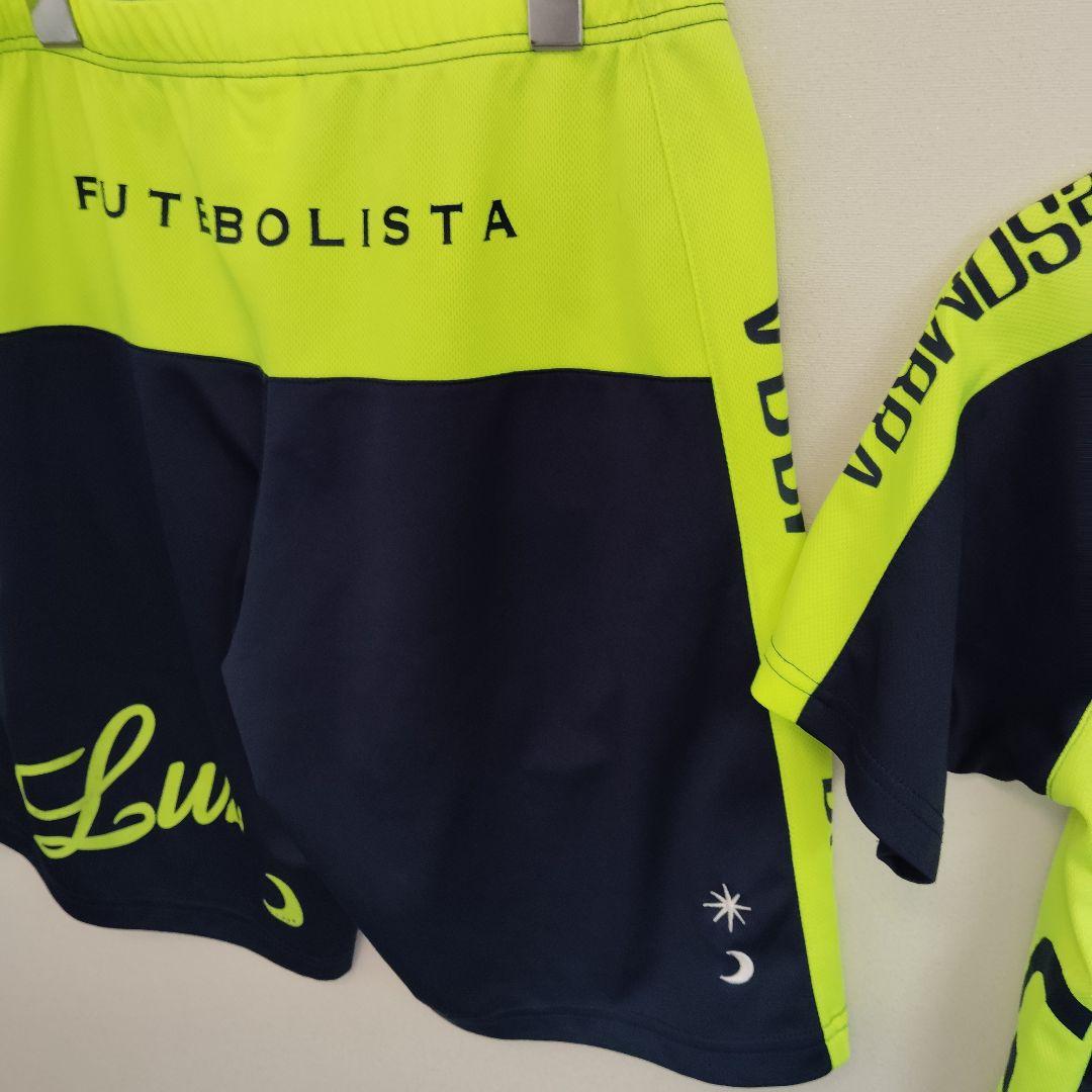 Sサイズ ルースイソンブラ スポーツシャツ ネイビー/蛍光イエロー