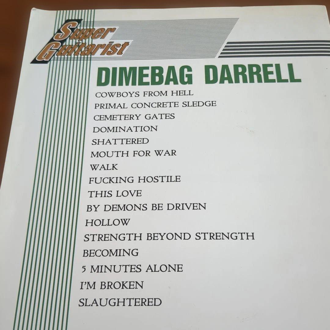 貴重版★スーパー・ギタリスト　ダイムバッグ・ダレル　パンテラ【初回版】　シンコー