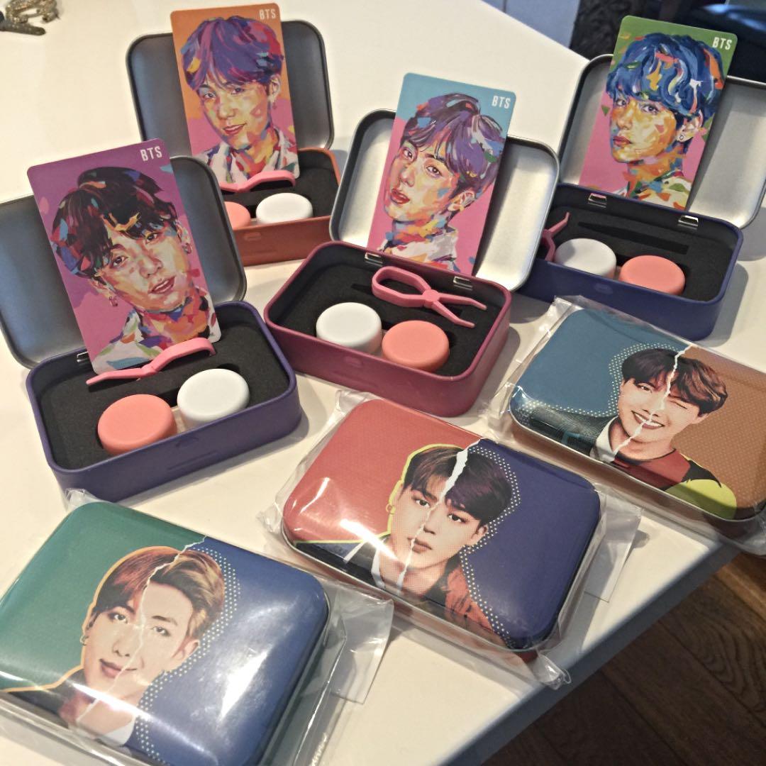 公式BTSアクリルフォトフレーム #BTS限定#コンタクトレンズケース付き
