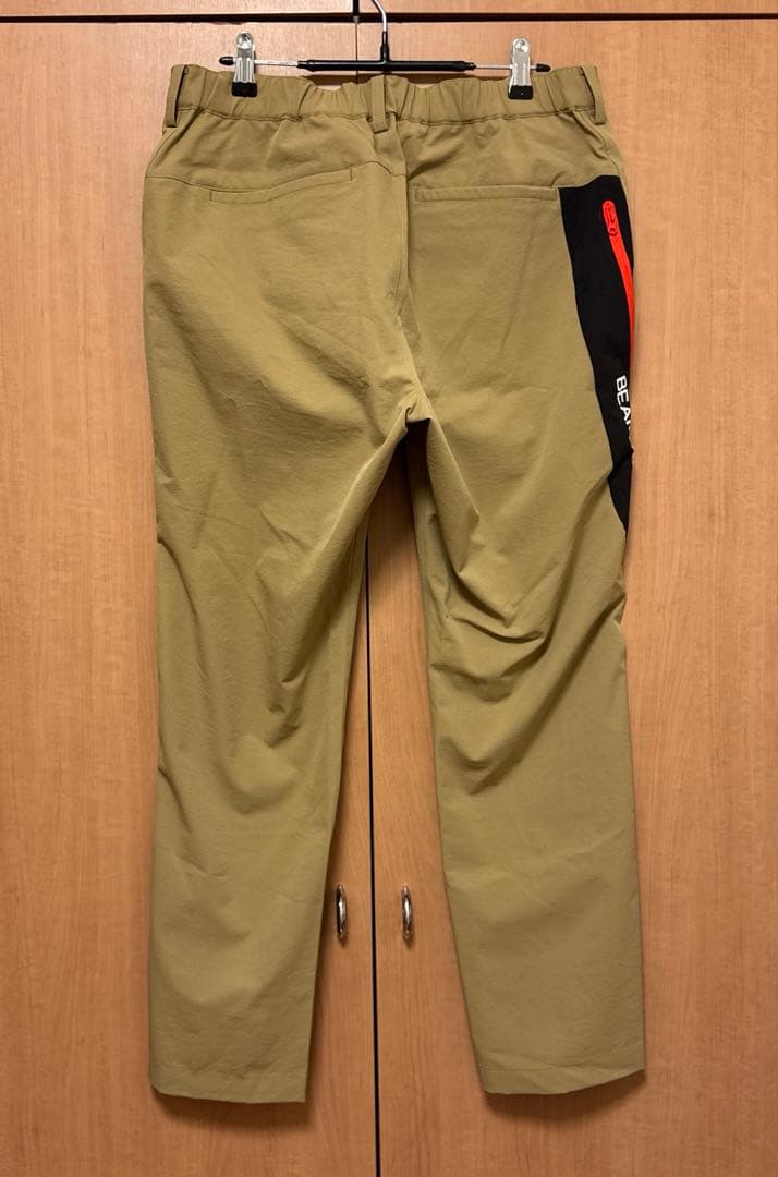 BEAMS GOLF オレンジレーベル サイドロゴ ジップ ストレッチパンツL