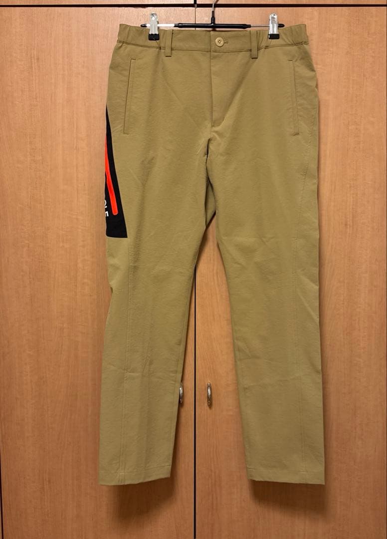 BEAMS GOLF オレンジレーベル サイドロゴ ジップ ストレッチパンツL