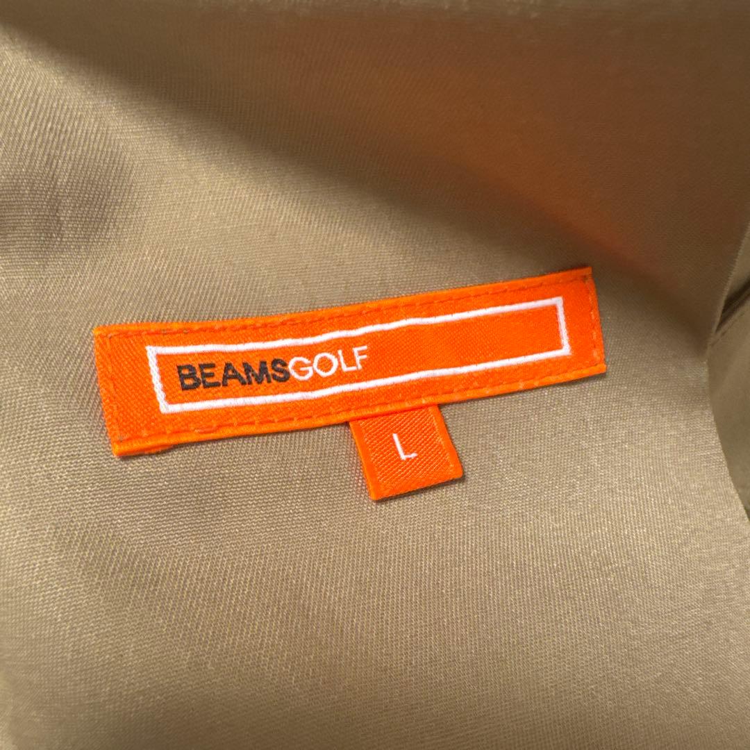 BEAMS GOLF オレンジレーベル サイドロゴ ジップ ストレッチパンツL