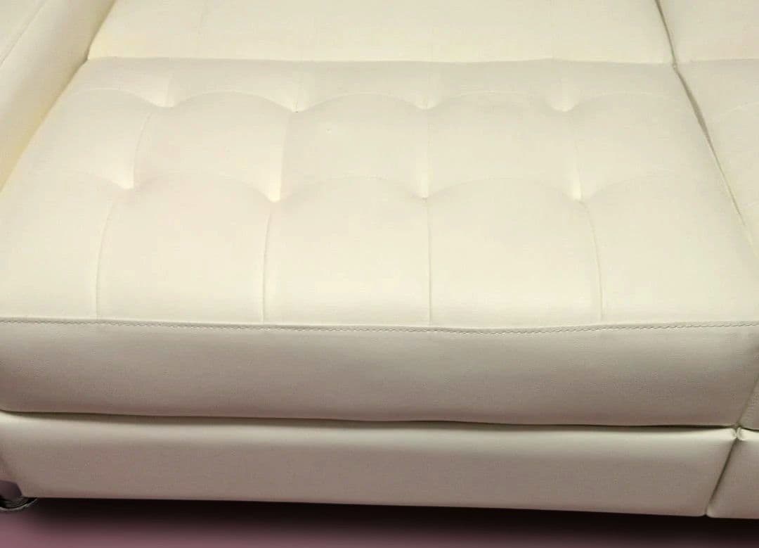 ソファべッド リクライニング アイボリー 収納つき　東京港区　引き取り