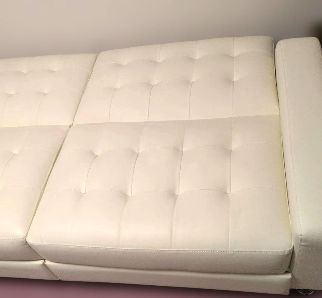 ソファべッド リクライニング アイボリー 収納つき　東京港区　引き取り