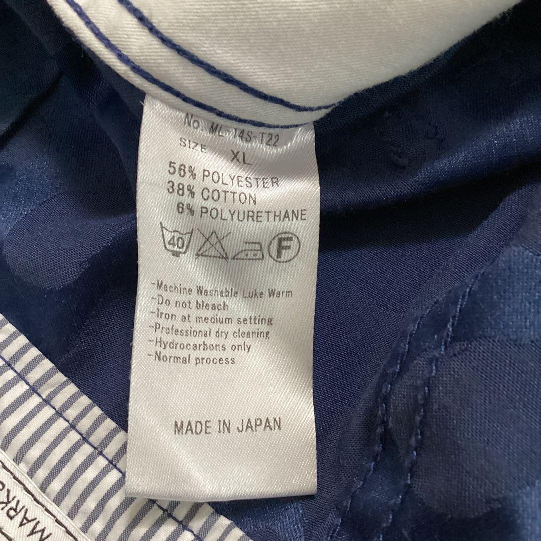 MARK&LONA 迷彩柄 ネイビーショートパンツ