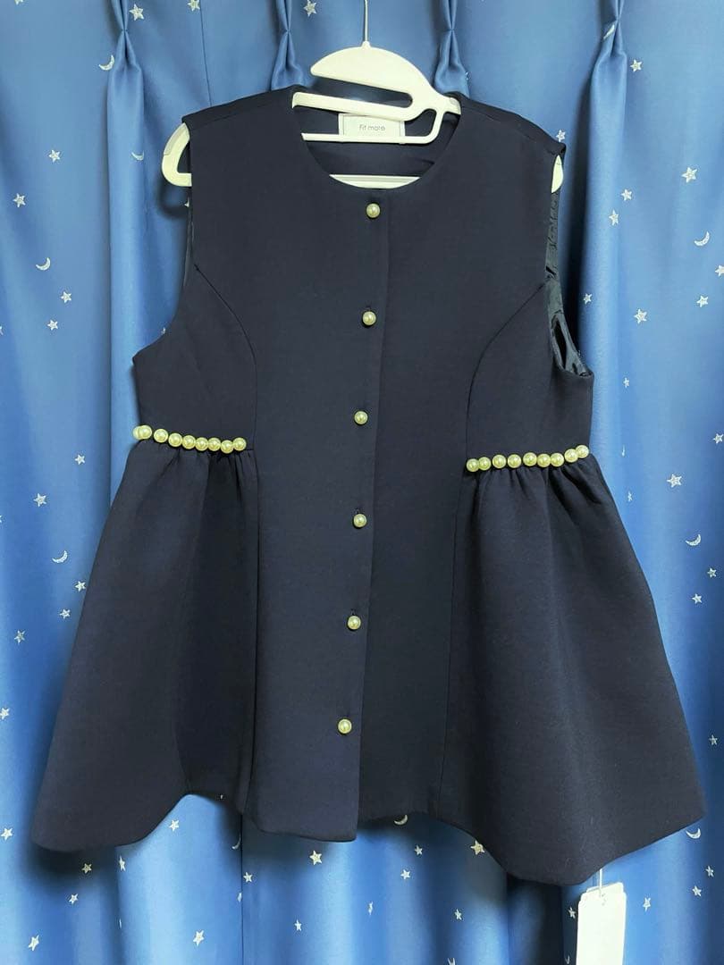 【未使用タグ付き】Fitmore パールジレ　ネイビー(おまけ付き)
