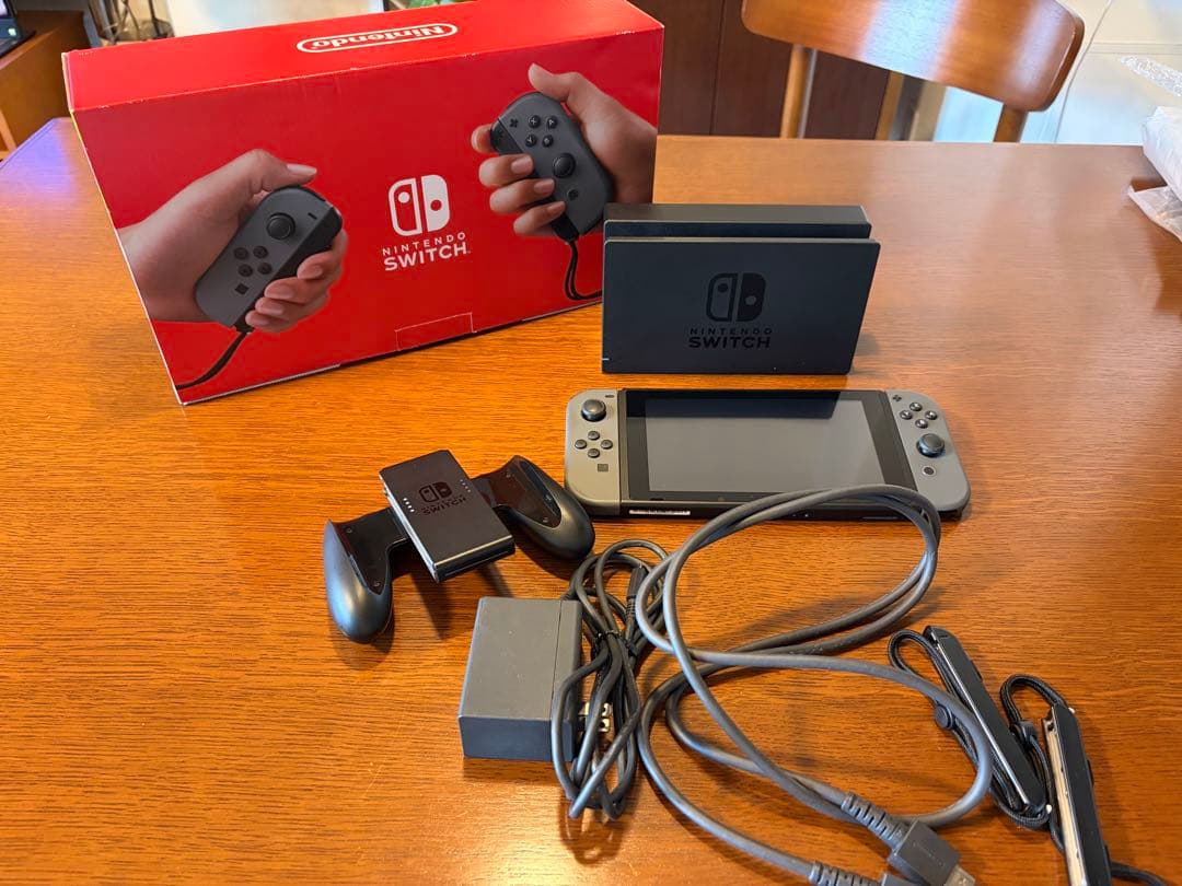 Nintendo Switch 本体 グレー 動作確認済2022年購入