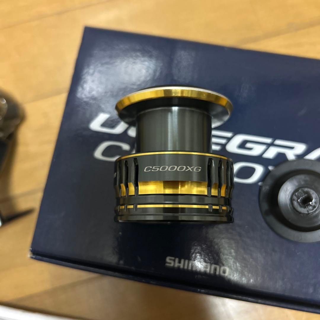 シマノ21アルテグラ5000xg 純正パワーハンドル付属ワッシャー　説明書同封