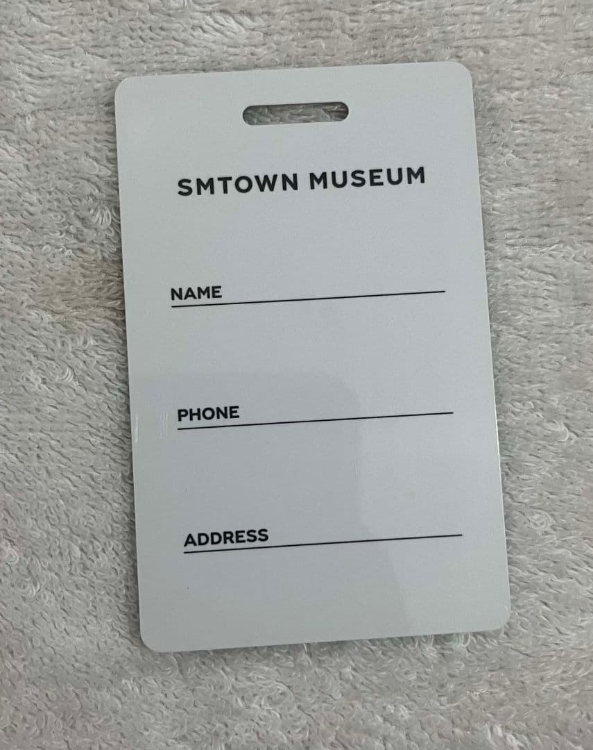 f(x) LUNA ルナ coex museum 入場特典 ネームタグ カード