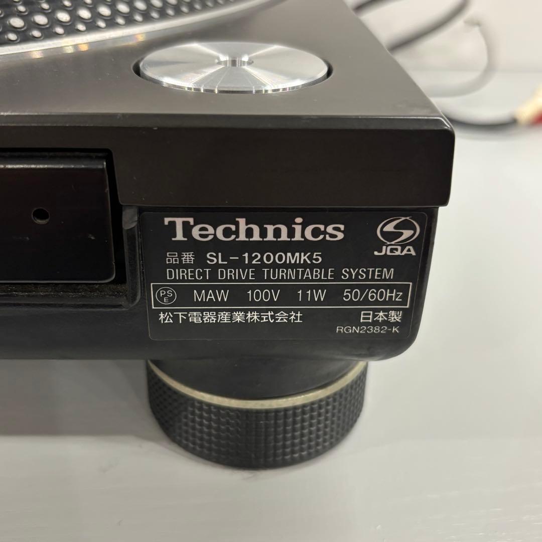 D*N様 Technics ターンテーブルSL-1200MK5ブラック2台セット
