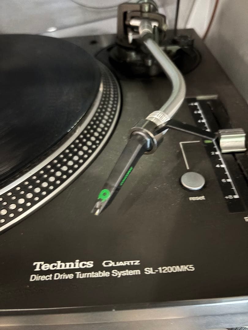 D*N様 Technics ターンテーブルSL-1200MK5ブラック2台セット