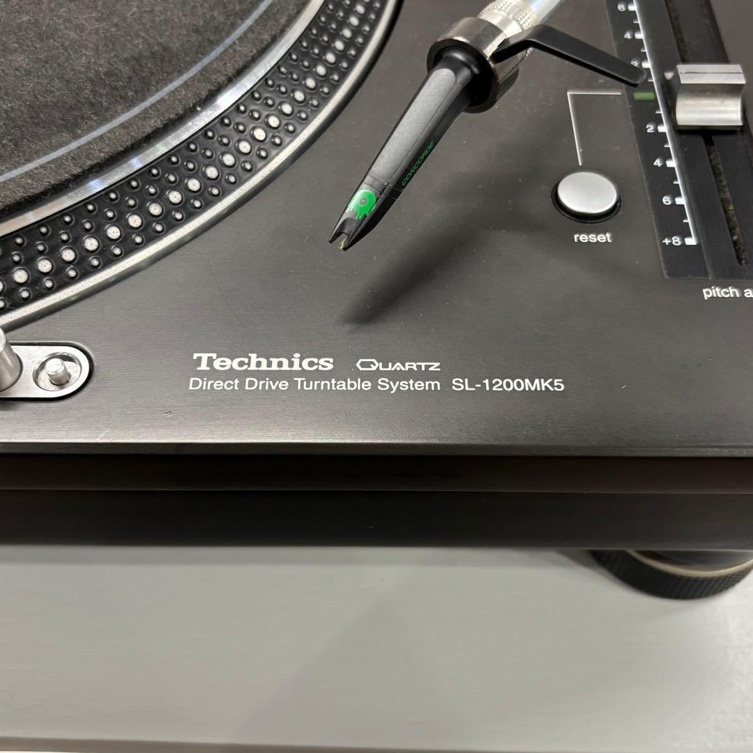 D*N様 Technics ターンテーブルSL-1200MK5ブラック2台セット