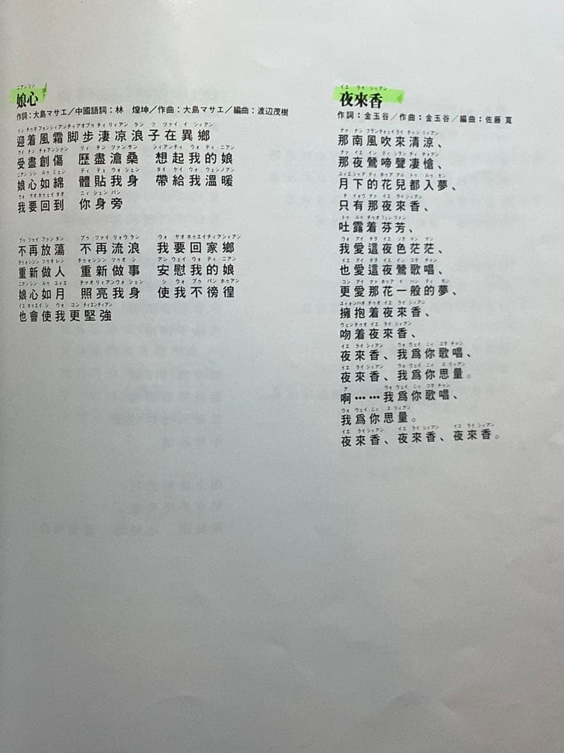 「The History of Teresa Teng テレサ・テン」　120曲