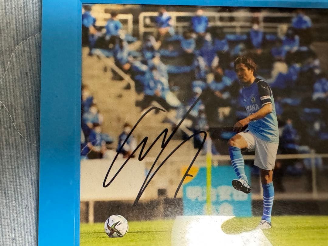 ジュビロ磐田　遠藤保仁　サイン入り　フォトフレーム