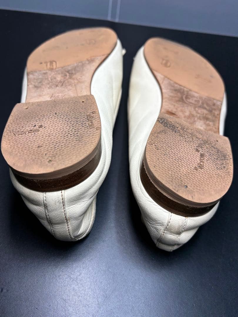 CHANEL バレエシューズ フラット シャネル バイカラー 36 1/2C