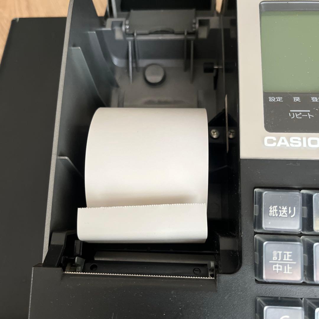 カシオ電子レジスター TE-300説明書鍵付き 黒