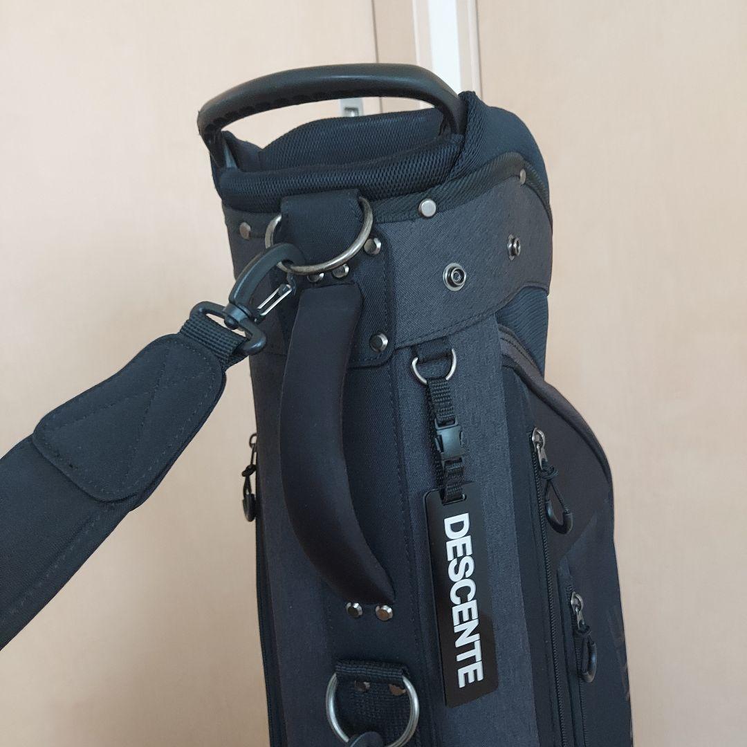 DESCENTE デサント キャディバッグ 軽量 スタンド ブラック ★美品
