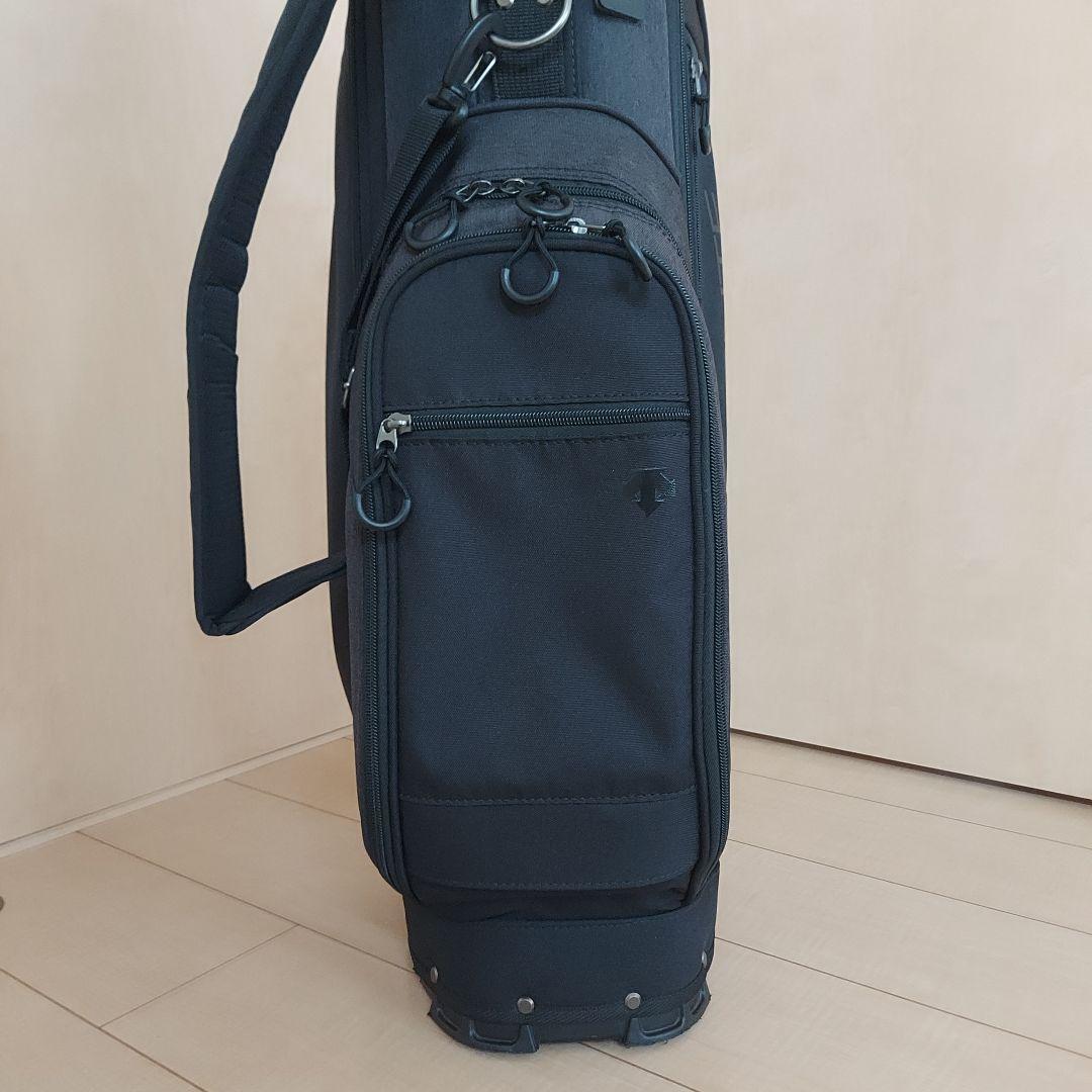 DESCENTE デサント キャディバッグ 軽量 スタンド ブラック ★美品