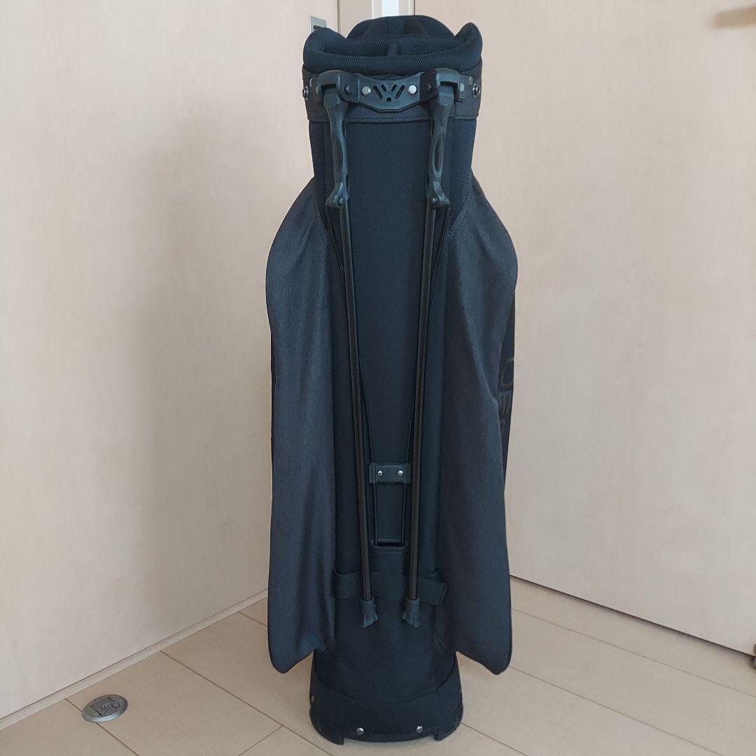 DESCENTE デサント キャディバッグ 軽量 スタンド ブラック ★美品