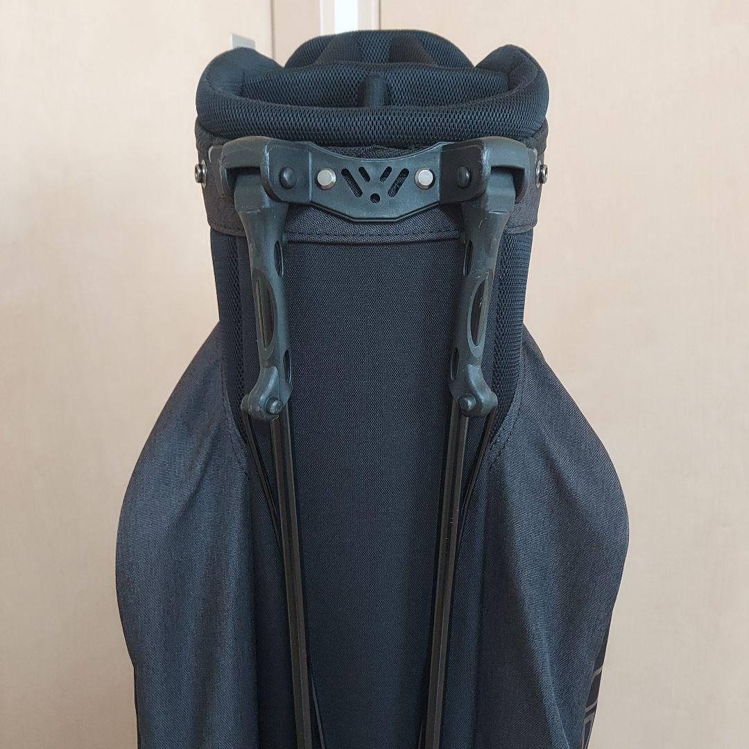 DESCENTE デサント キャディバッグ 軽量 スタンド ブラック ★美品