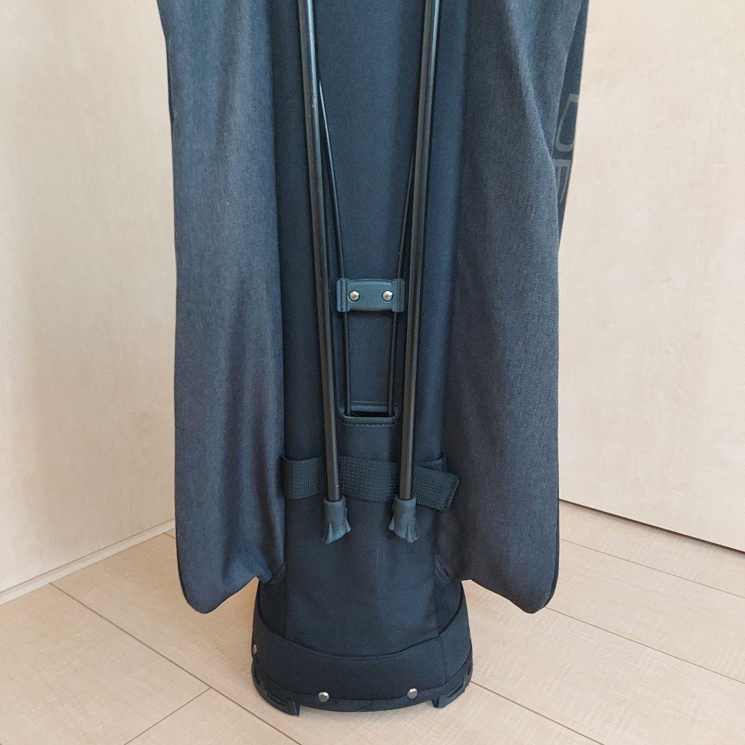 DESCENTE デサント キャディバッグ 軽量 スタンド ブラック ★美品