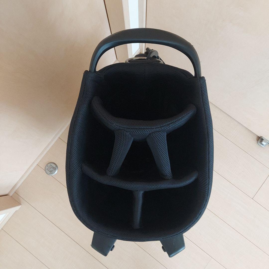 DESCENTE デサント キャディバッグ 軽量 スタンド ブラック ★美品