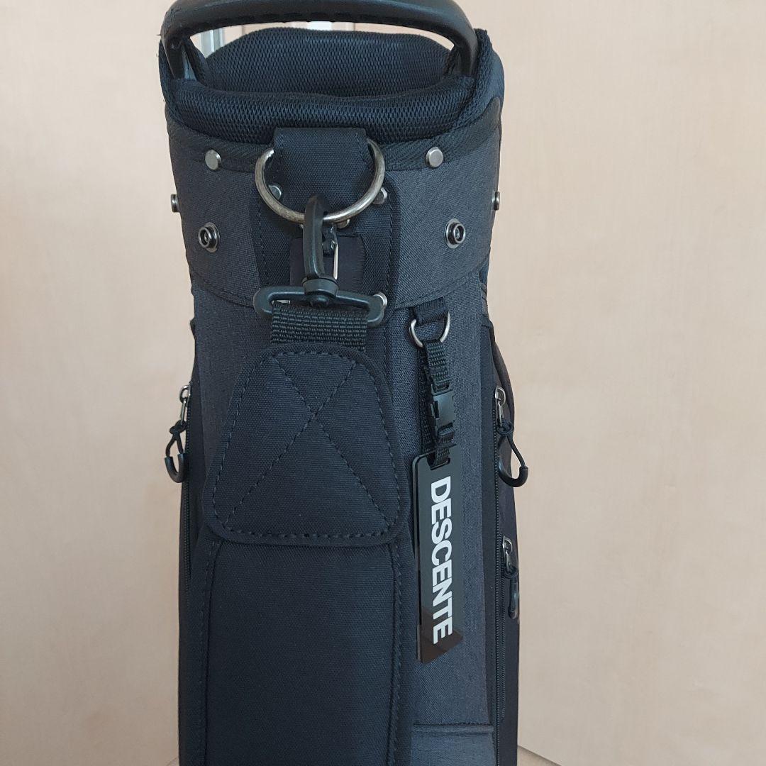 DESCENTE デサント キャディバッグ 軽量 スタンド ブラック ★美品