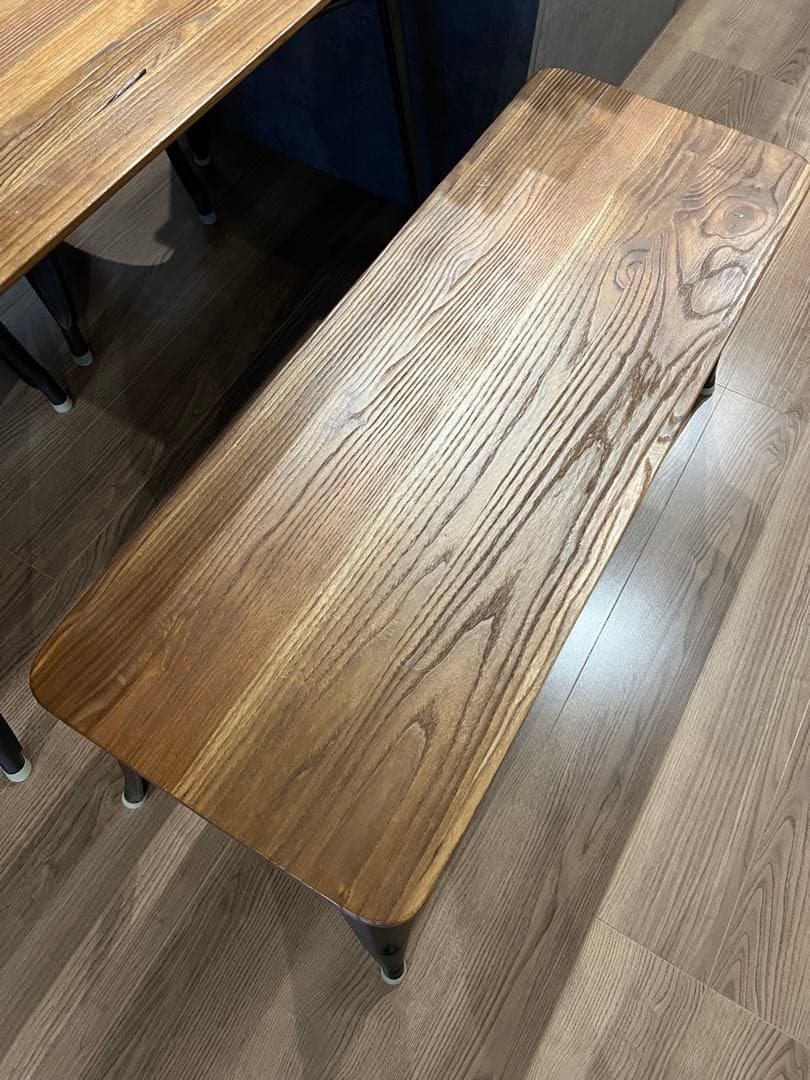 【大阪羽曳野市引取】ダイニングテーブル 4点セット ヴィンテージ風 カフェ