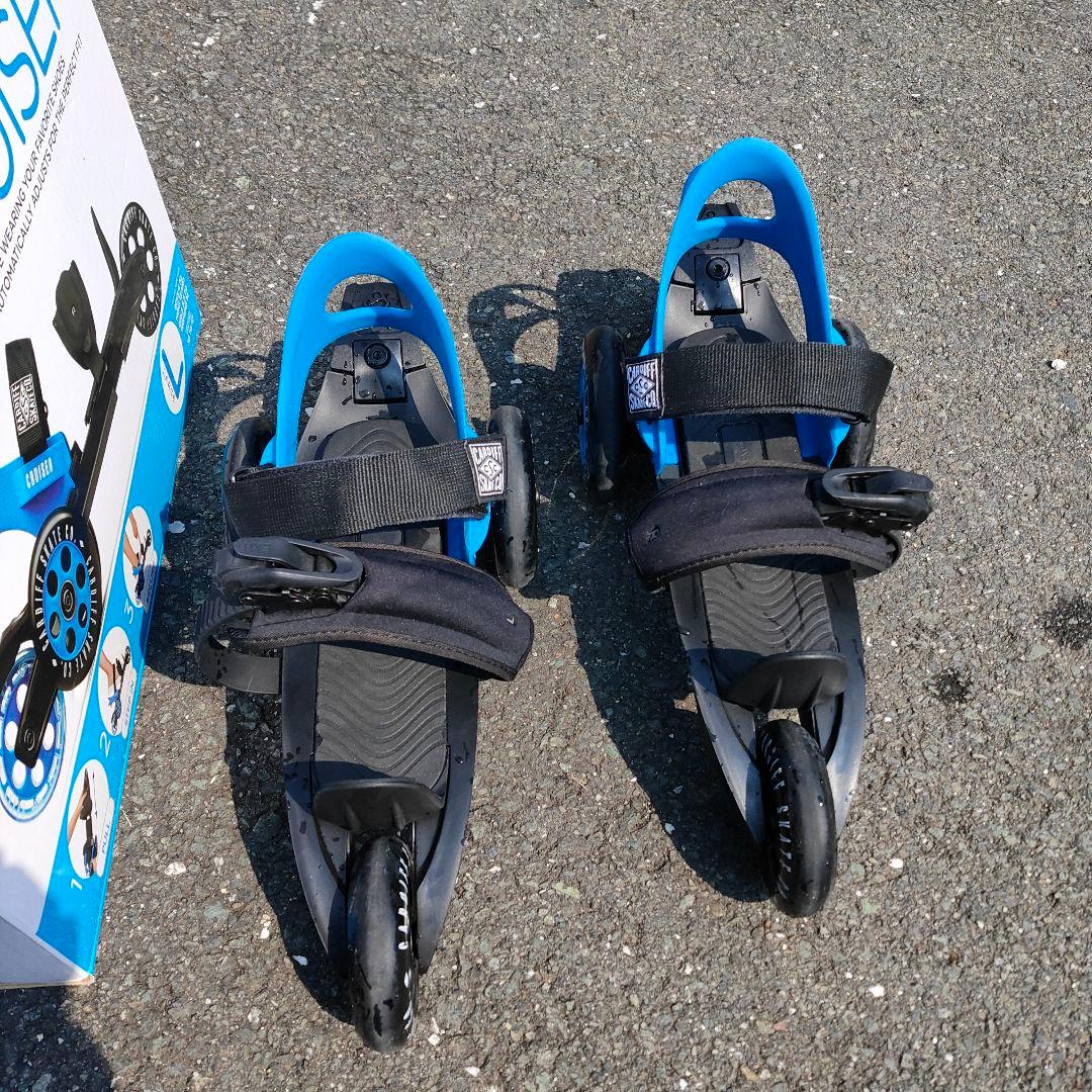 カーディフスケート CARDIFF 装着簡単！スケートシューズ Lサイズ