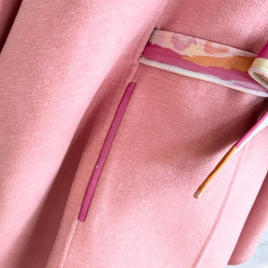 レア品★LOROPIANA★カシミヤ★ダブルフェイス★ケープ★コート