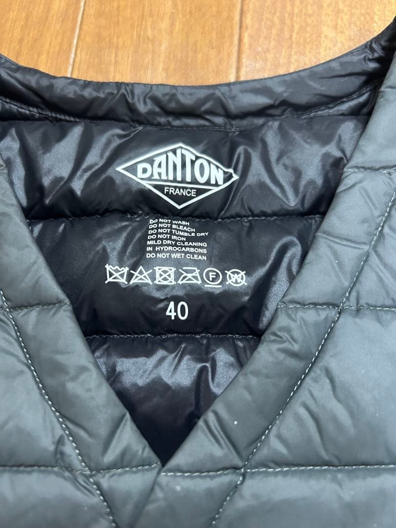 DANTON ダントン　ダウンベスト サイズ40（M）